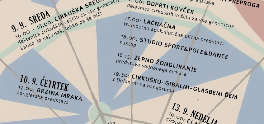 Cirkuški šotor prihaja v Ajdovščino!